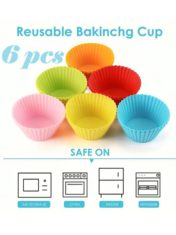     			Multi Deal Silicone Cup Cake Moulds 6 mL