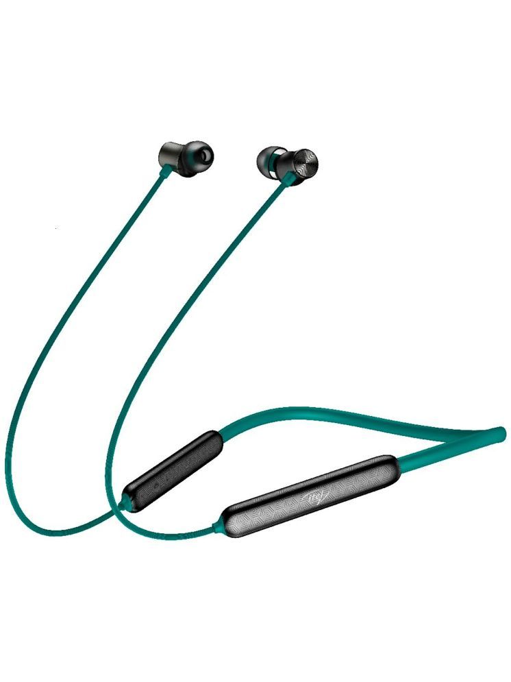     			itel In-the-ear Bluetooth Headset with Upto 30h Talktime Noise Cancellation - Green