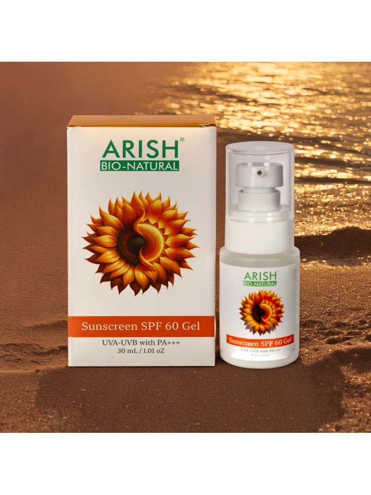     			ARISH BIO-NATURAL SPF 60 Sunscreen Gel For All Skin Type ( Pack of 1 )