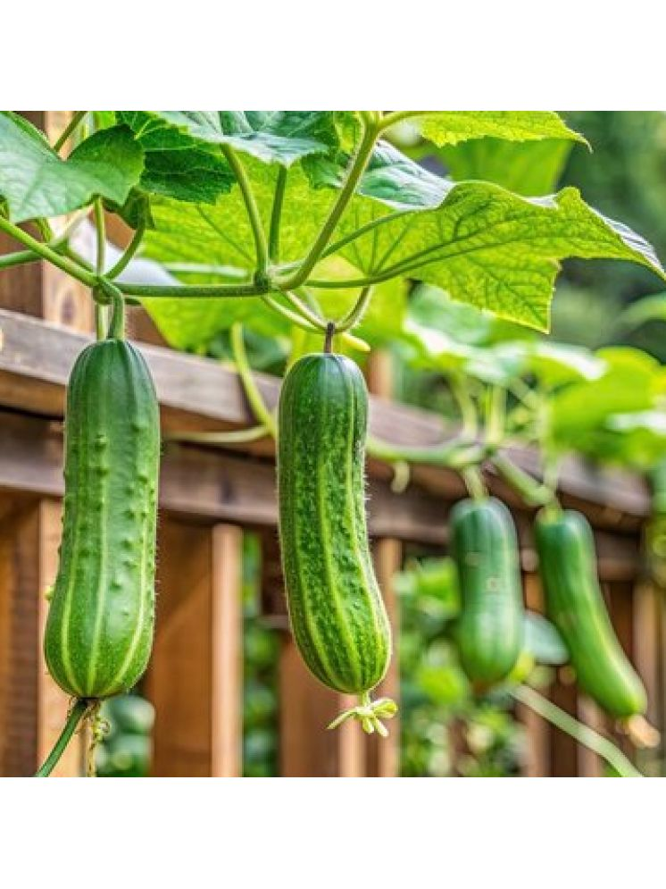     			Jignisha Seeds Organic Green Cucumber Vegetable ( 50 Seeds )