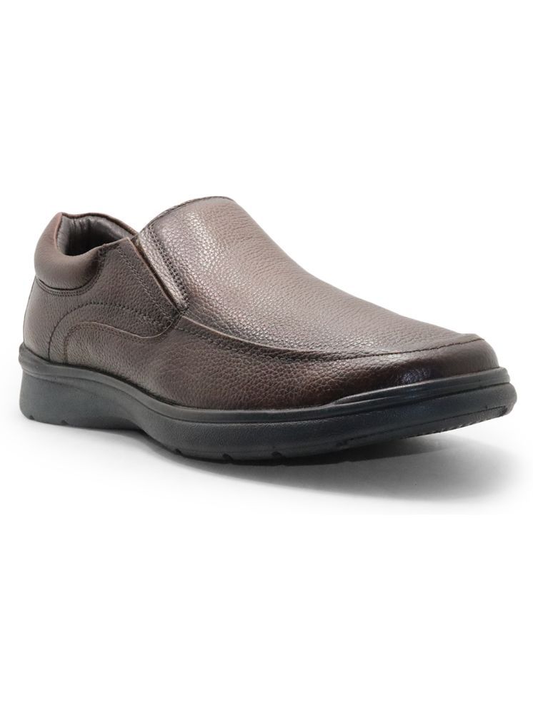     			Liberty Brown Men's Slip On Formal Shoes