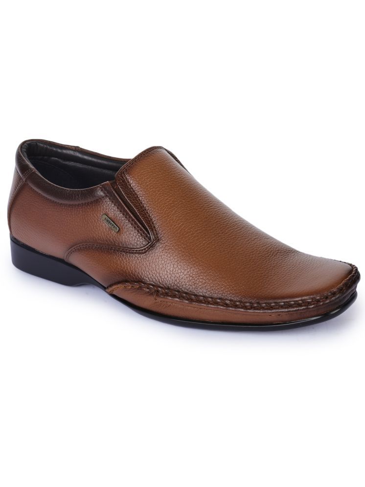     			Liberty Tan Men's Slip On Formal Shoes