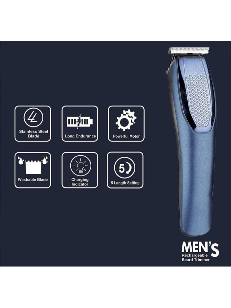     			QitmirMKT 1210 Trimmer M1210 Blue Cordless Beard With 120 minutes Runtime