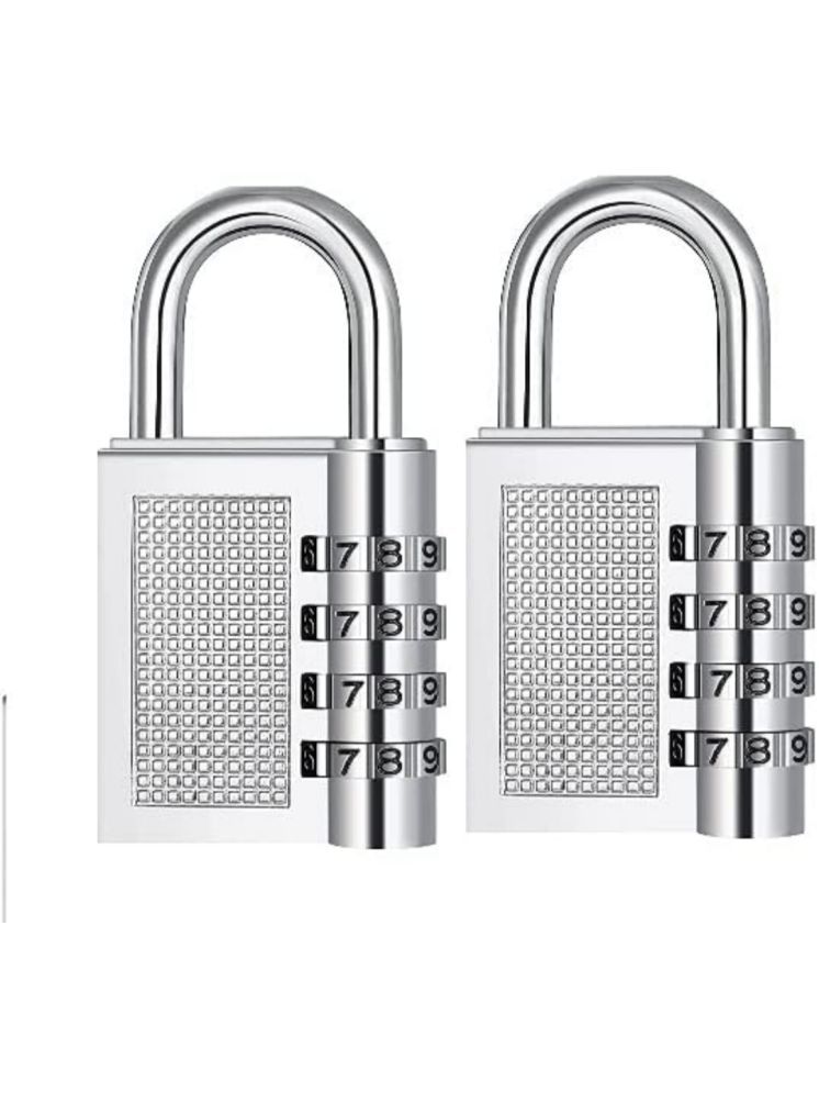     			QitmirMKT Combination Lock For Safety (Pack of 2) Multi Color Safety Lock ( Pack of 2 )