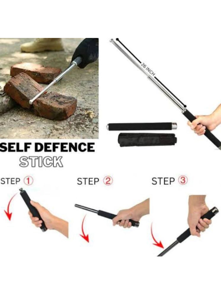     			QitmirMKT Self Defense Stick Rod Safety Survival Camping Hiking Safety Rod ( Pack of 1 )