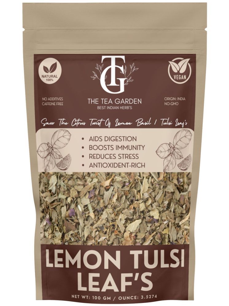     			The Tea Garden Lemon Tulsi / Basil Leafs 100 gm