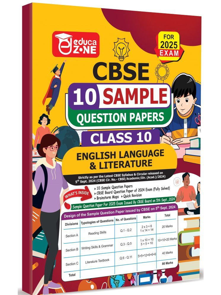     			CBSE 10 Sample Question Papers Class 10 English Language & Literature Book (For Board Exam 2025)