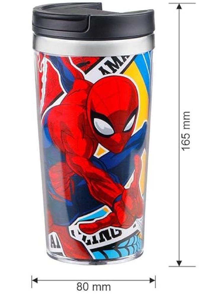     			Mannat N-turbo glass Spider Stainless Steel Coffee Mug 400 mL ( Pack of 1 )